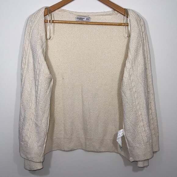 Stradivarius Cardigan Knit Sweater Button Up Size US Small - Picture 3 of 13